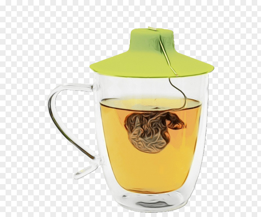 Serveware Lid Yellow Drink Tableware Drinkware Glass PNG