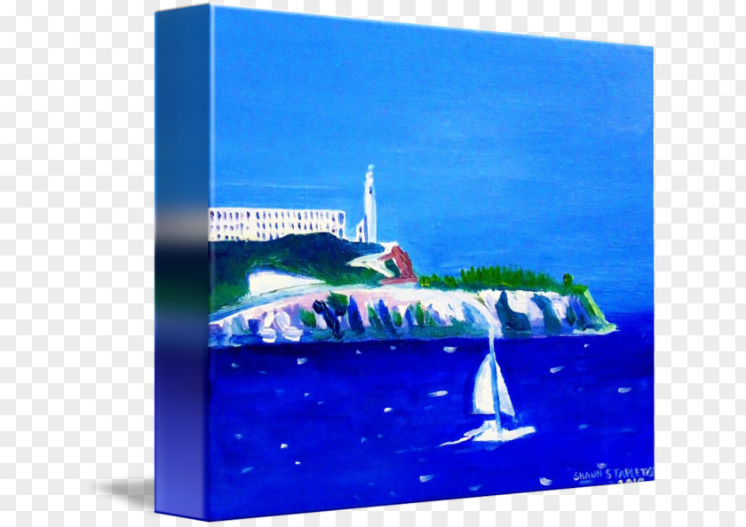 Painting Fine Art Alcatraz Island Picture Frames PNG