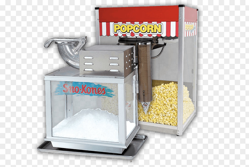 Popcorn Cotton Candy Snow Cone Makers Machine PNG
