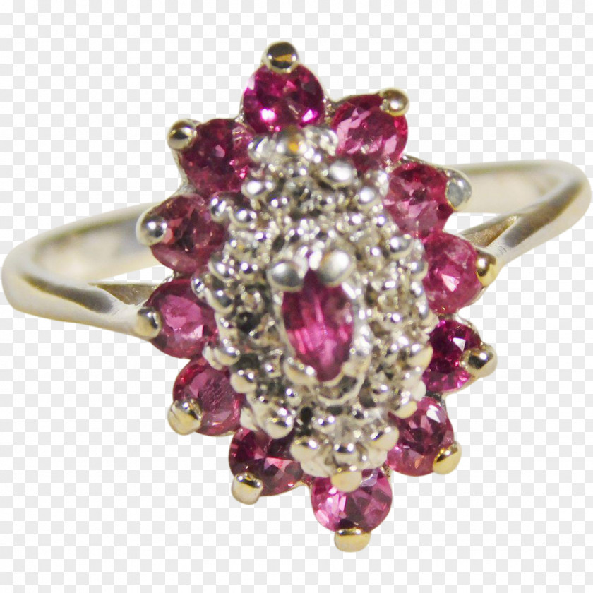 Ruby Jewellery Ring Gemstone Diamond PNG