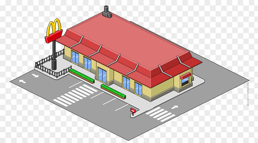 Building Ronald McDonald McDonald's Pixel Art Restaurant Clip PNG