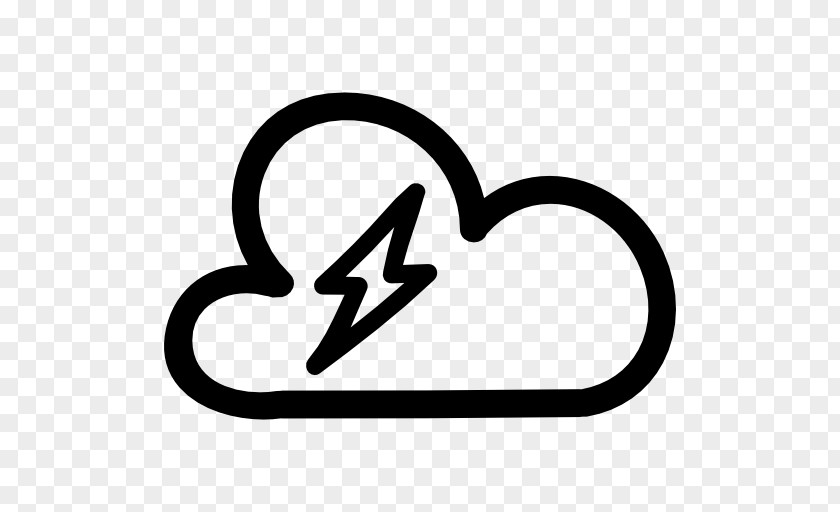 Symbol Thunderstorm Lightning Shape PNG
