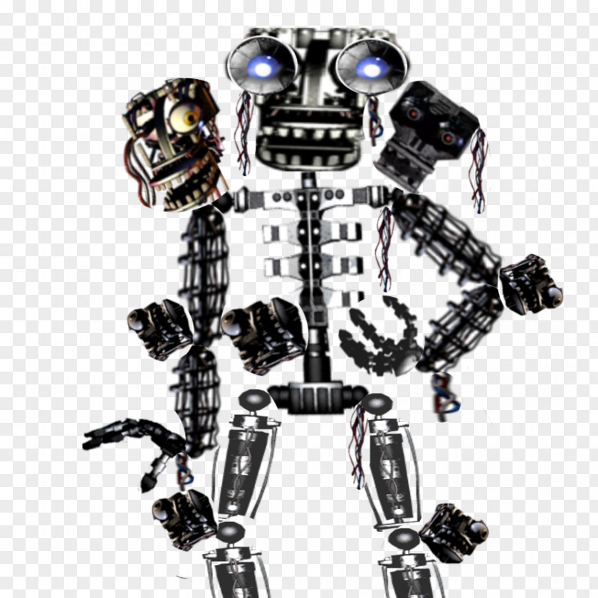 Five Nights At Freddy's 2 Endoskeleton Jump Scare Animatronics PNG