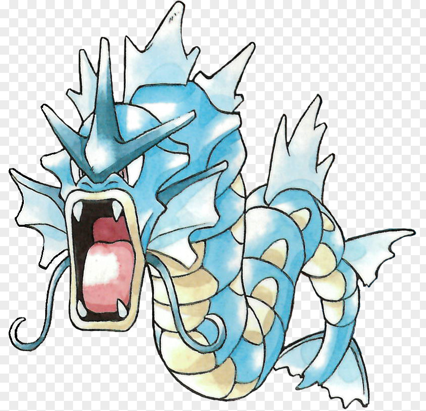 Gyarados Pokémon Red And Blue X Y Black 2 White PNG