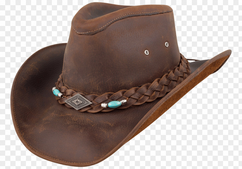 Hat Cowboy Leather Pinto Ranch PNG