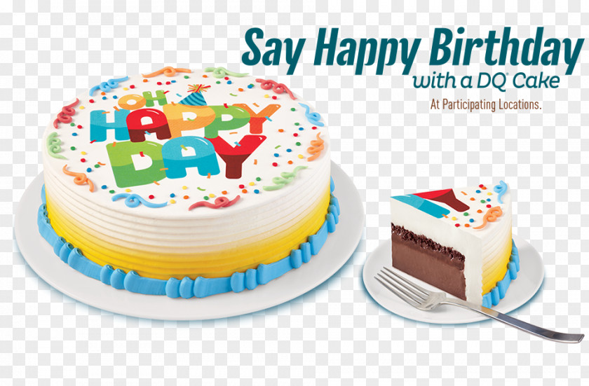 Soft Ice Cream Birthday Cake Sheet PNG
