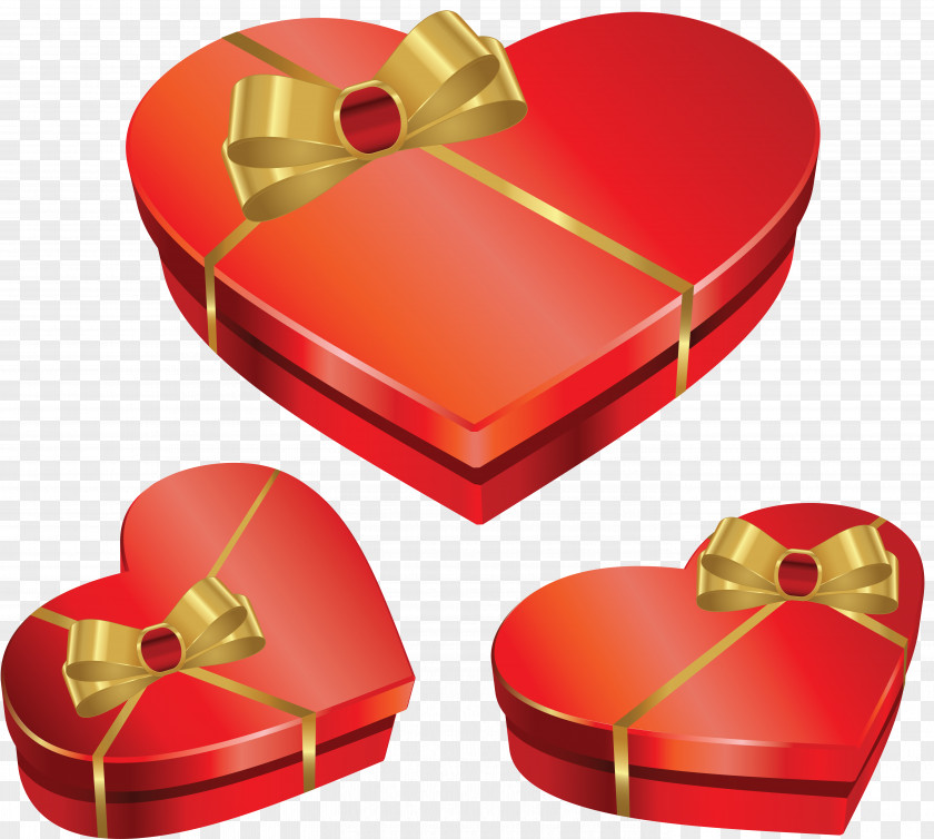 Heart Gift Box PNG