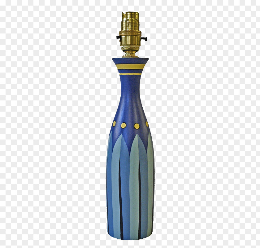 Textile Furnishings Glass Bottle Cobalt Blue PNG