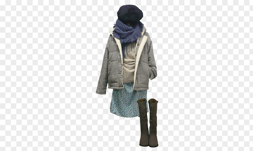 With Autumn And Winter Clothing Outerwear PNG