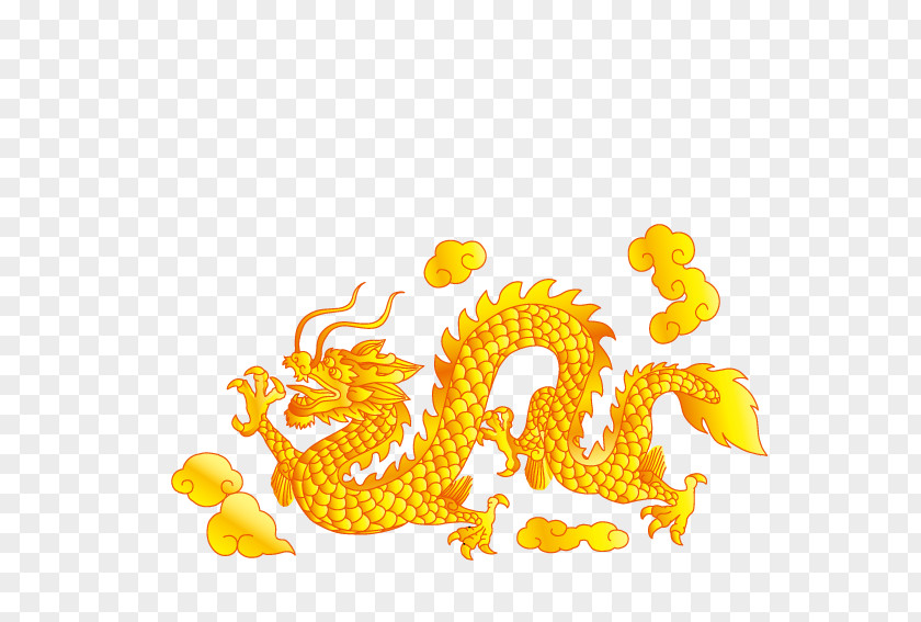 Chinese Style Dragon Chinoiserie PNG