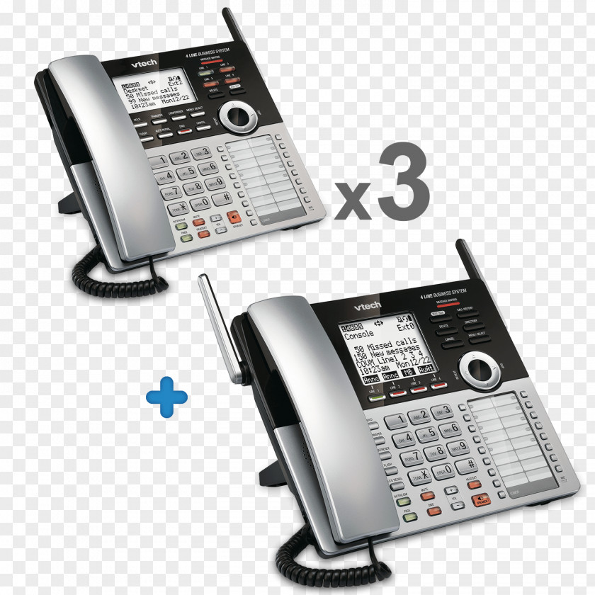 Cordless Telephone Home & Business Phones System VTech CM18445 PNG