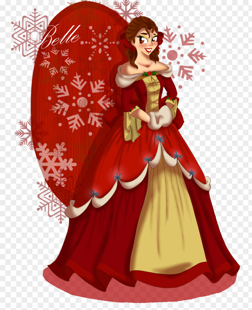 Disney Princess Belle Ariel Christmas The Walt Company PNG