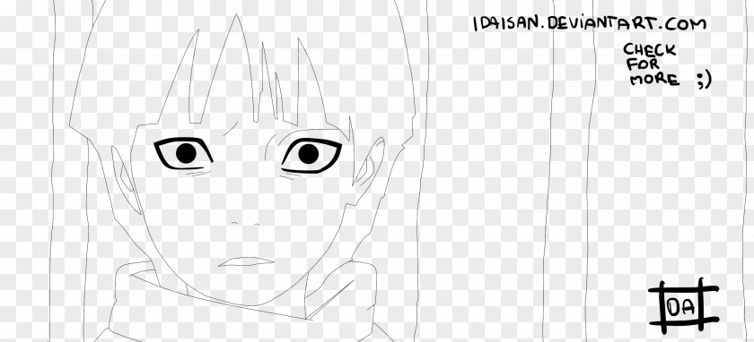 Lineart Naruto Line Art /m/02csf Drawing Eye PNG