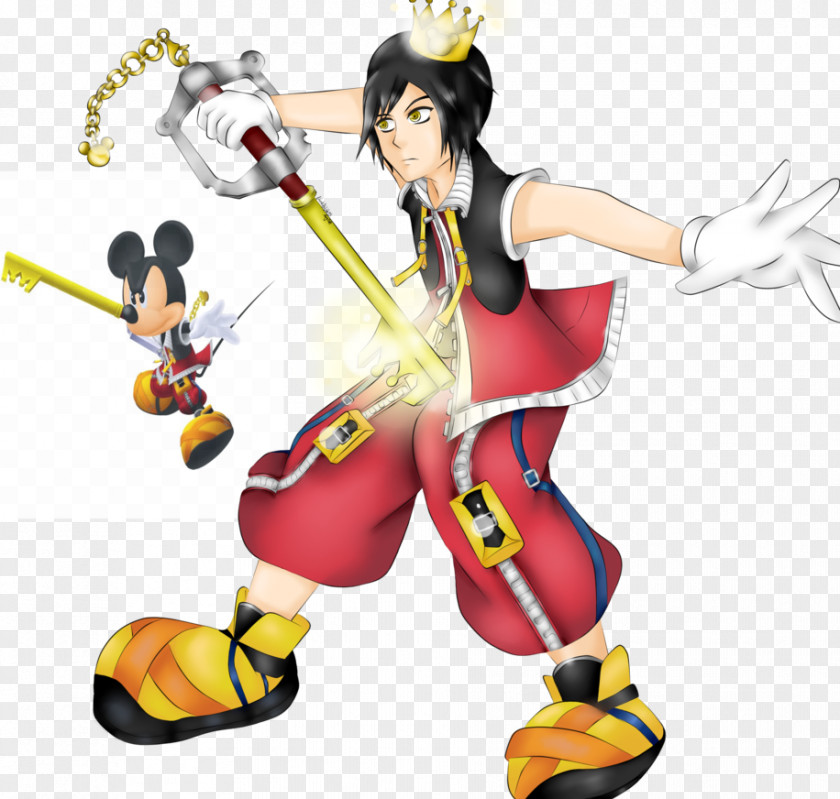 Mickey Mouse Goofy Kingdom Hearts Character Drawing PNG