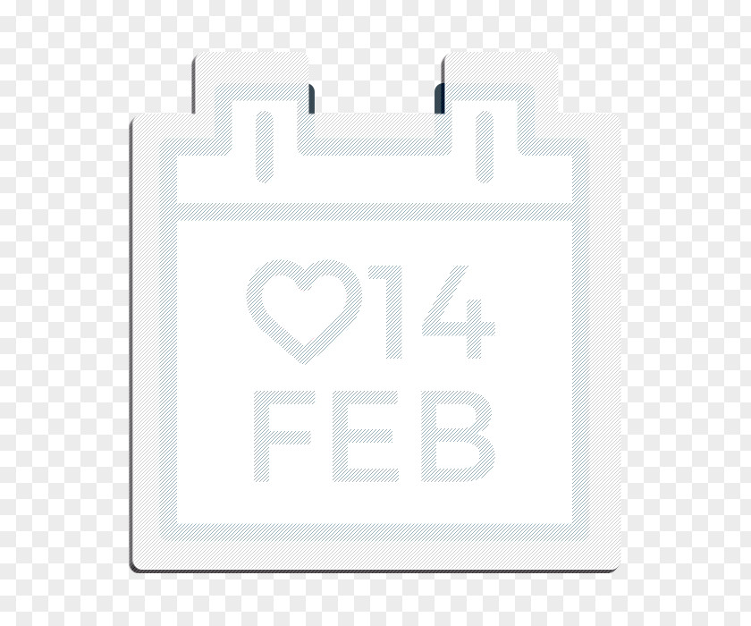 Paper Text Calendar Icon Valentines PNG