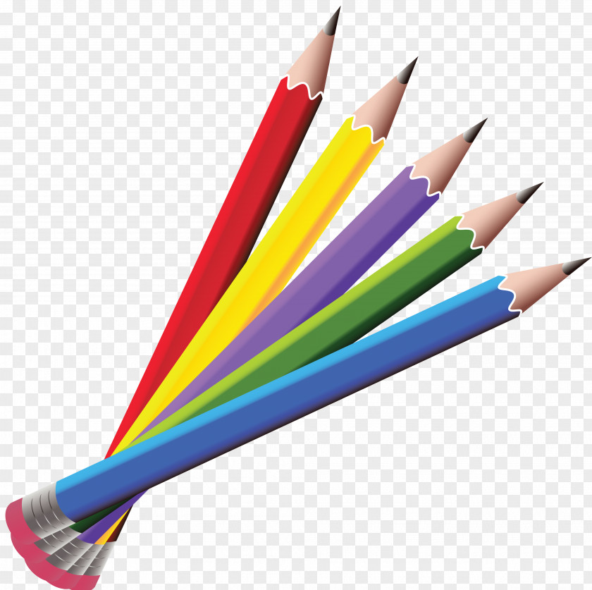 Pencil Painting Drawing Palette Clip Art PNG