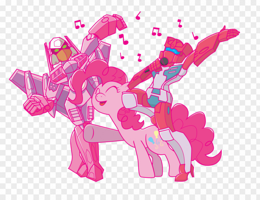 Pink Party Twilight Sparkle Rarity Fluttershy Soundwave PNG