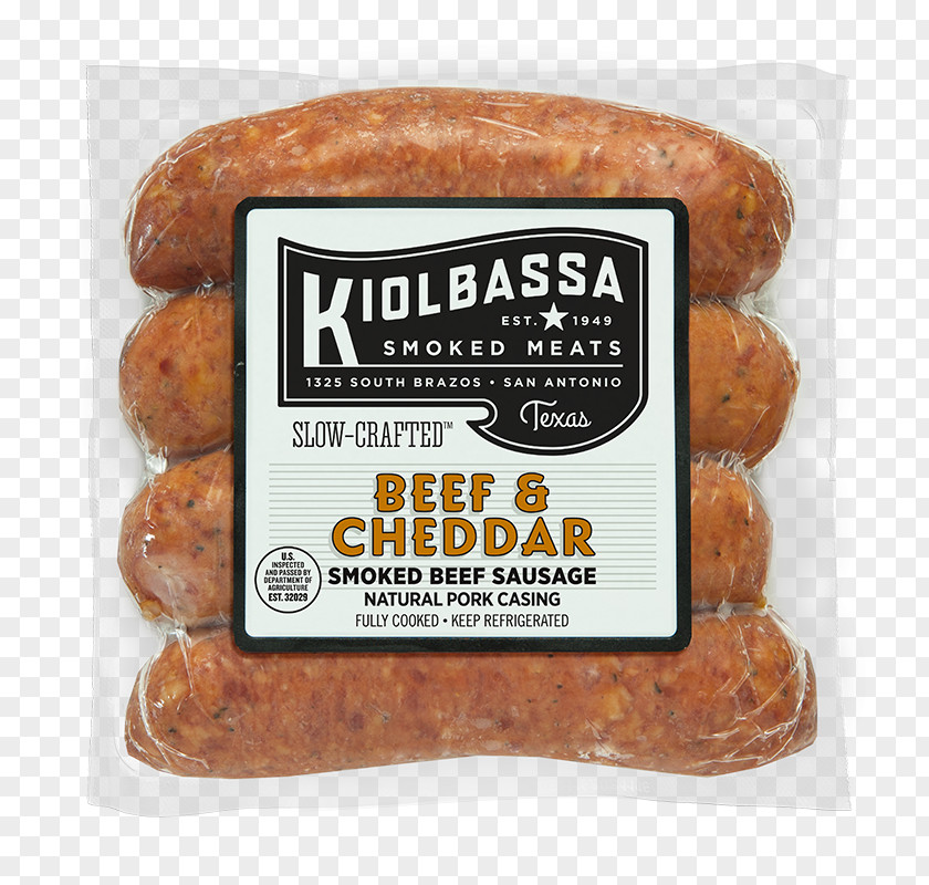 Sausage Rookworst Kiolbassa Andouille Bacon PNG