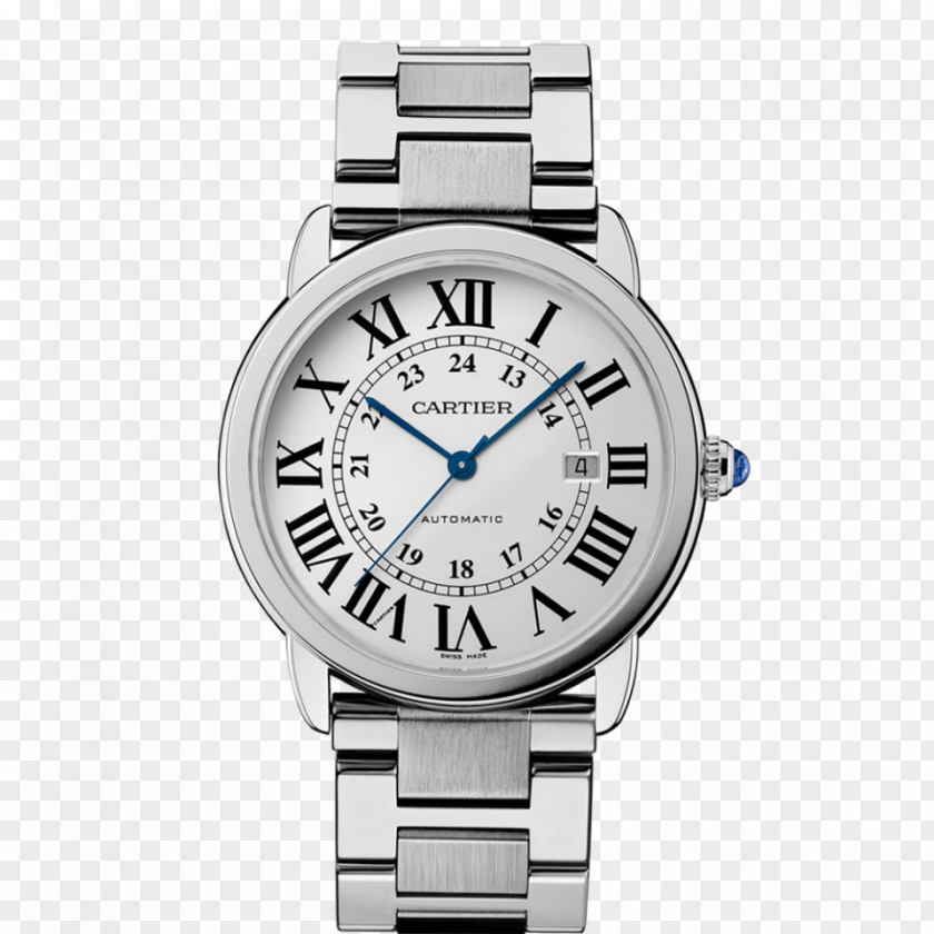 Watch Cartier Ronde Solo Fifth Avenue Strap PNG