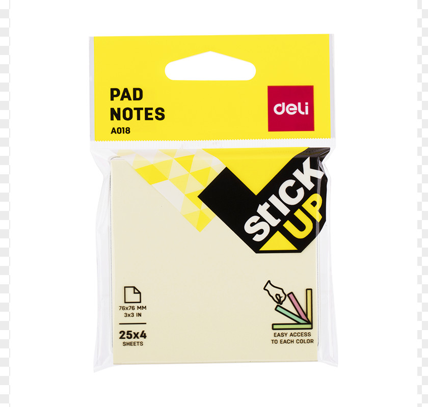 3M Post It Note Pads Pink Paper Post-it Stick On Delicatessen Yellow PNG
