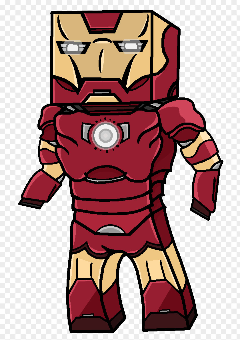 Ironman Minecraft Iron Man YouTube Marvel Comics Superhero PNG