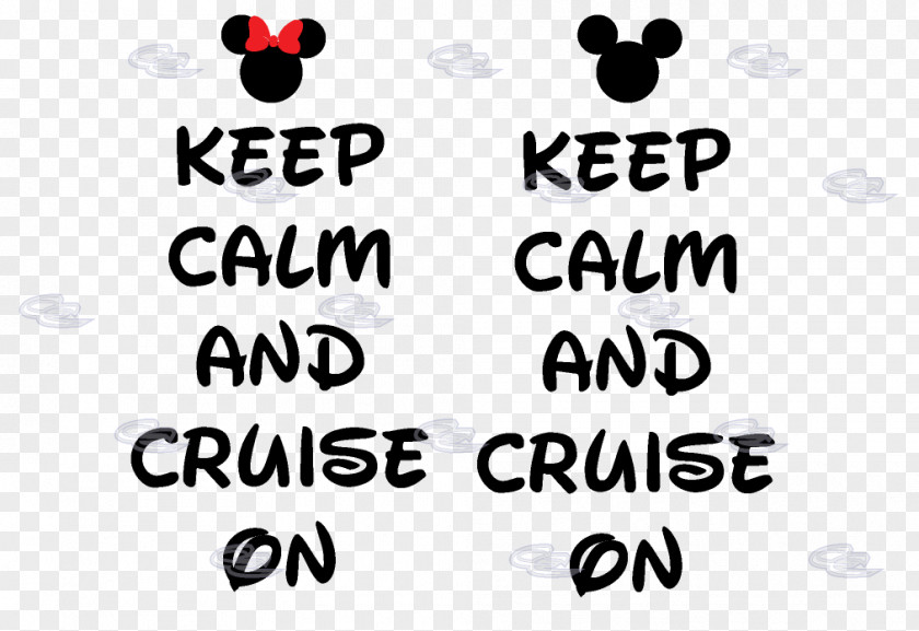 Mickey Mouse Minnie T-shirt Keep Calm And Carry On PNG
