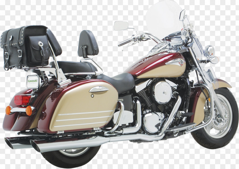 Motorcycle Exhaust System Kawasaki Vulcan 900 Classic VN 1600 PNG