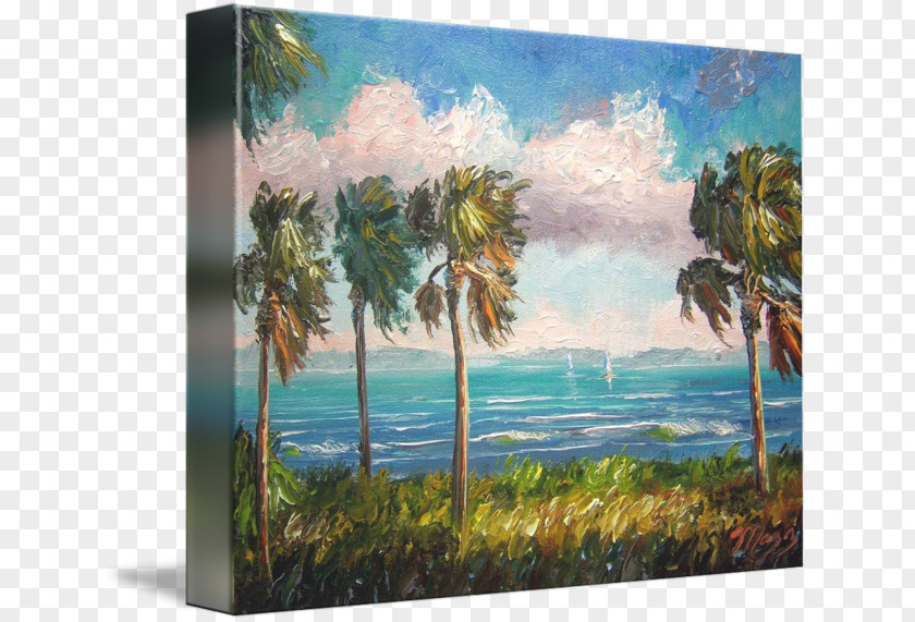 Painting Acrylic Paint Picture Frames Gallery Wrap PNG