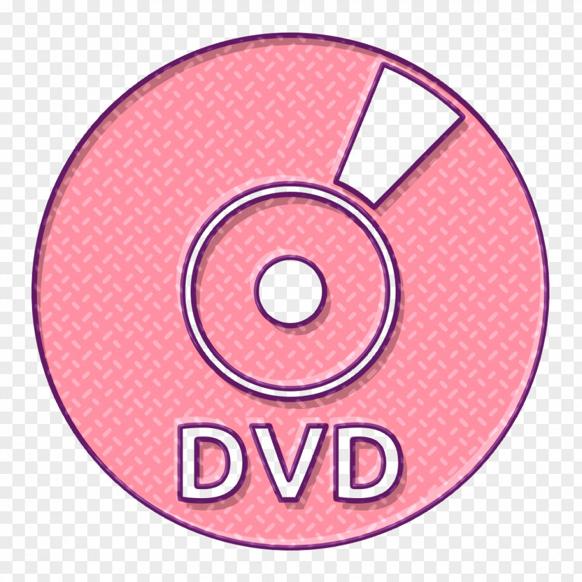 Pink Storage Icon Disk Dvd Multimedia PNG