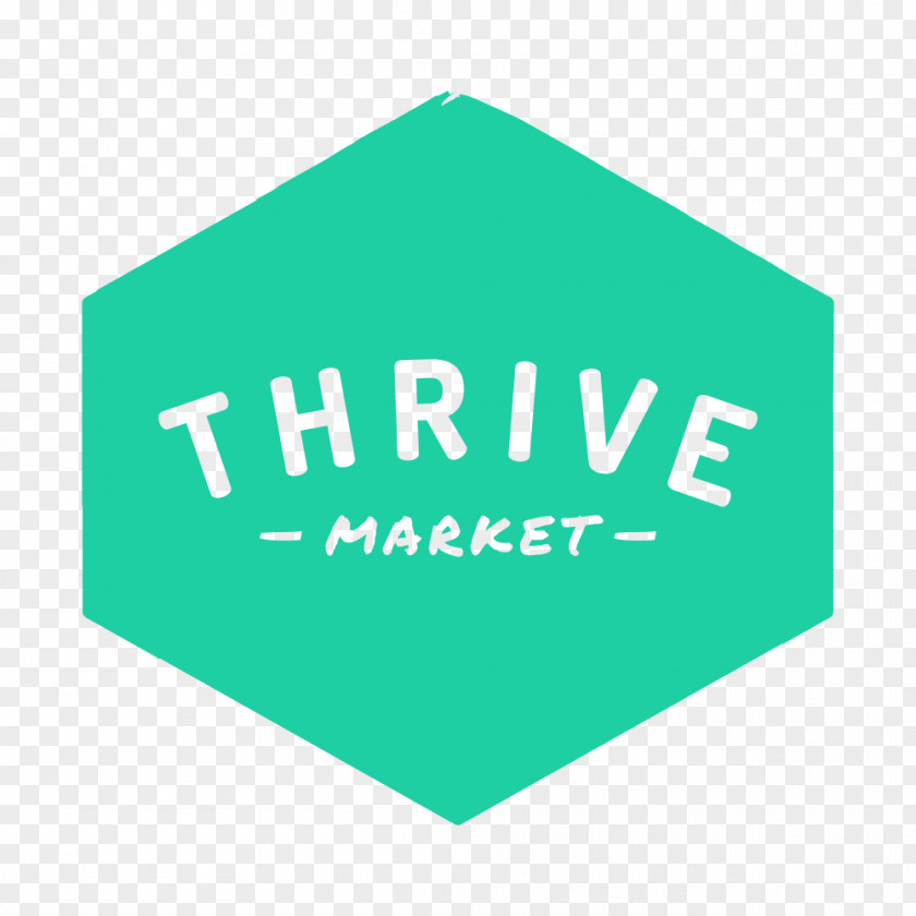 Thrive Logo Market Health Food Brand PNG