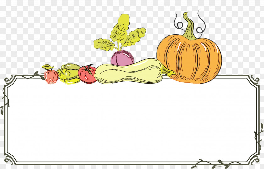 Cartoon Vegetable Line Flower Tree PNG