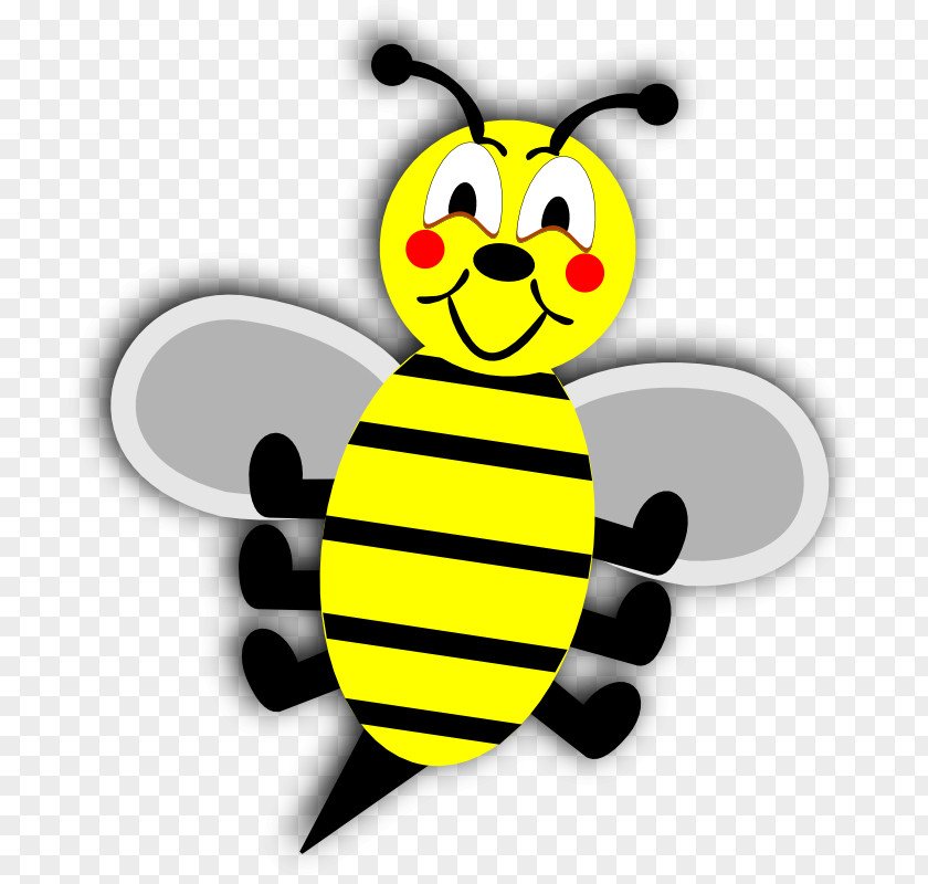 Inkscape Forum Honey Bee Cartoon Clip Art PNG