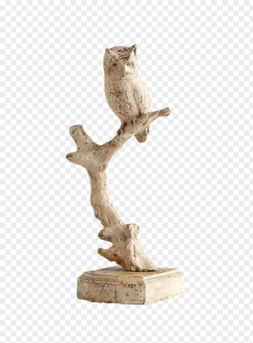 Owl Sculpture Wood Fauna 059 60 PNG