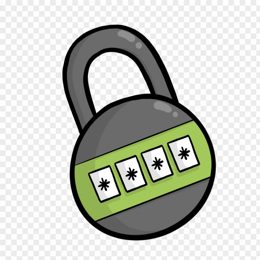 Padlock Computer Security Business Product Design PNG
