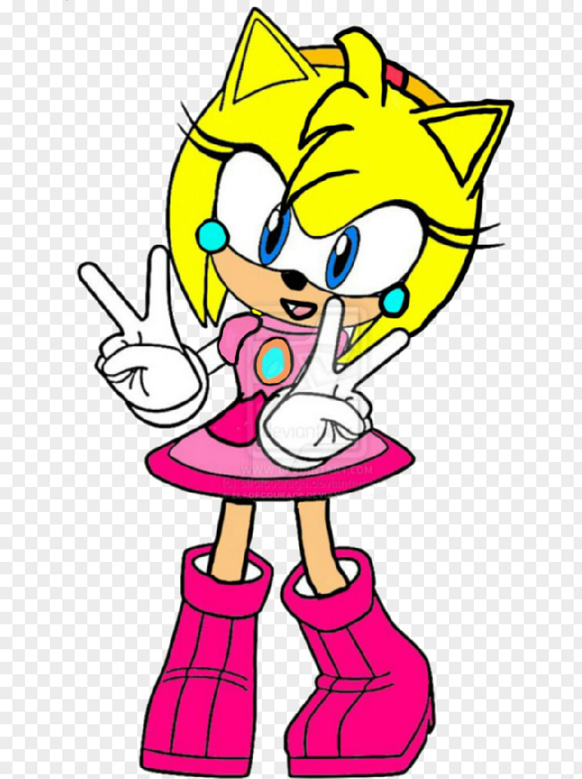 Sonic The Hedgehog Amy Rose Princess Peach Sega Waluigi PNG