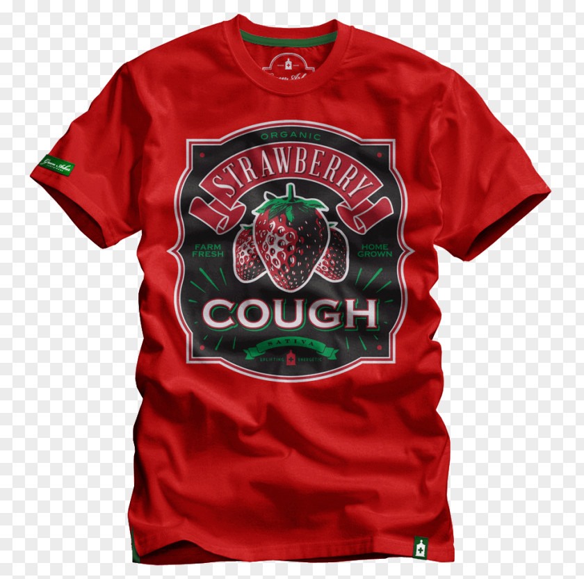 Strawberry Cut T-shirt Clothing Kush Sleeve PNG