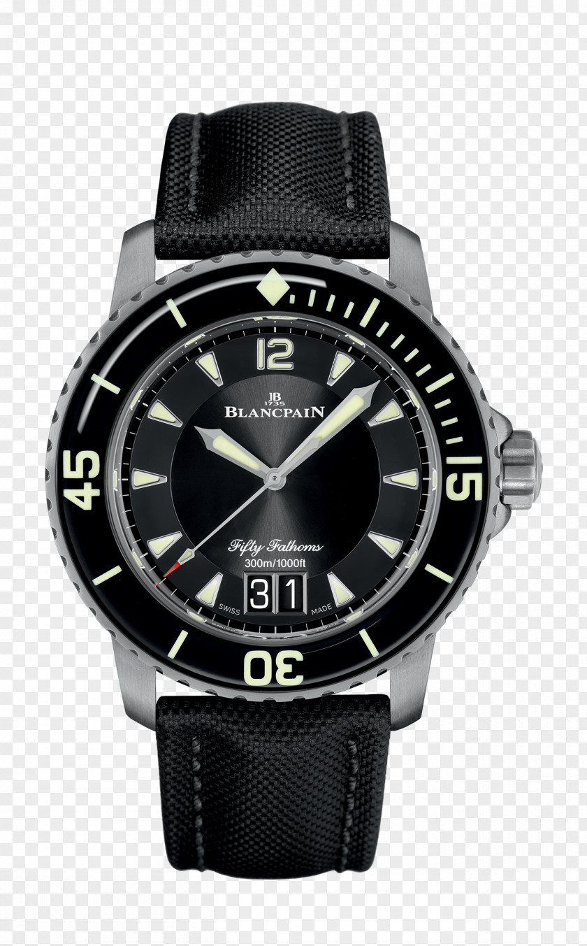 Watch Villeret Blancpain Fifty Fathoms Diving Complication PNG