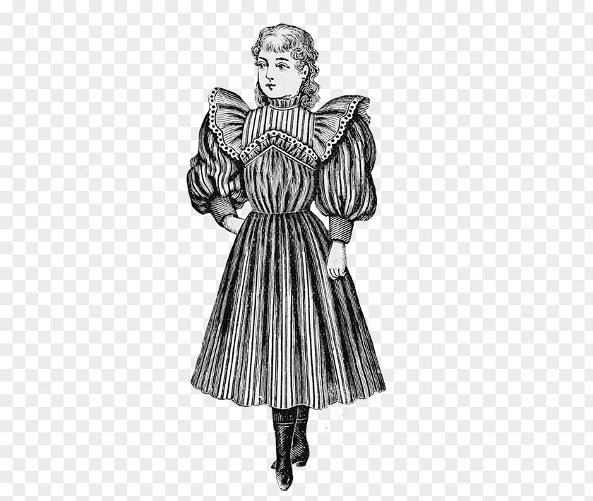 Period Costume Victorian Era Fashion Children's Clothing PNG