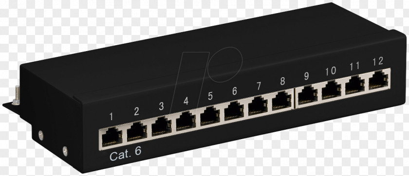 Rj45 Patch Panels Twisted Pair Category 6 Cable 8P8C PNG