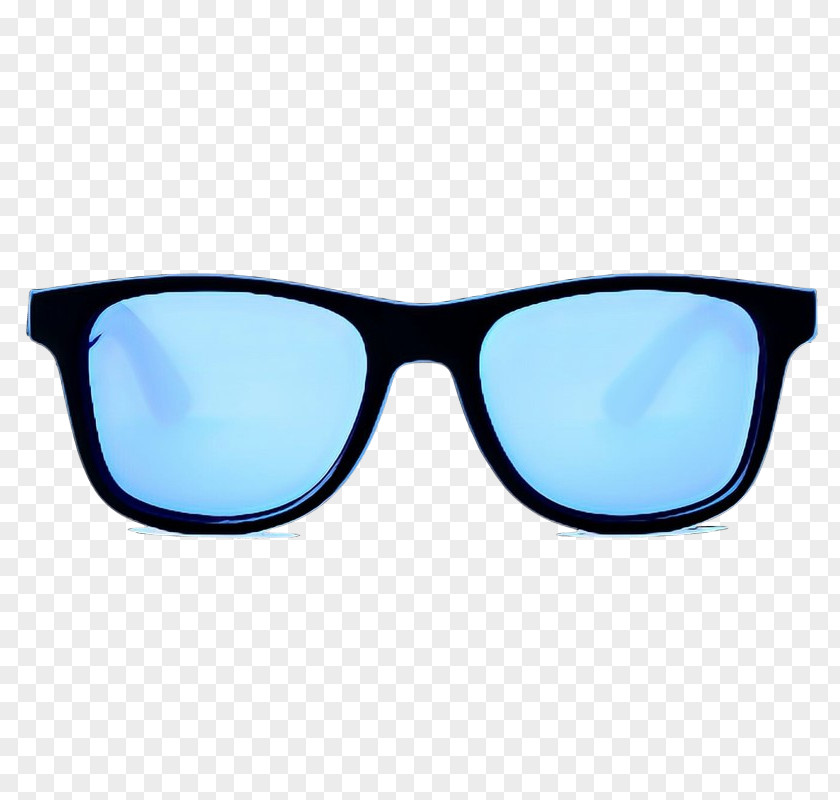 Transparent Material Turquoise Glasses PNG