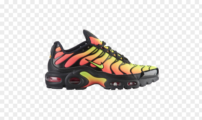 Black Red Shoes For Women Air Max Nike Plus Womens Sports TN Ultra Black/ River Rock-Bright Cactus PNG