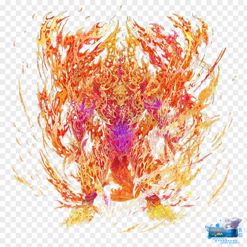 Blue Fire Rendering Drawing Art Demon Computer Graphics PNG