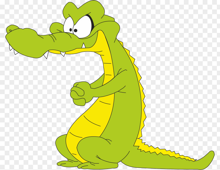 Cartoon Crocodile Animal Cdr Clip Art PNG