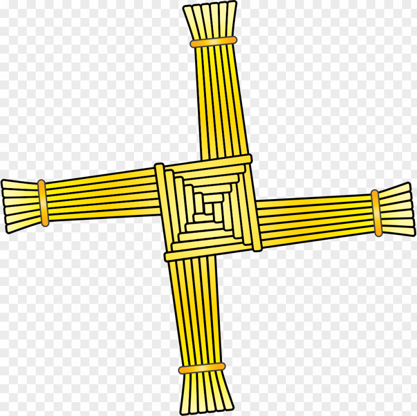 Cross Brigid's Christian Imbolc PNG