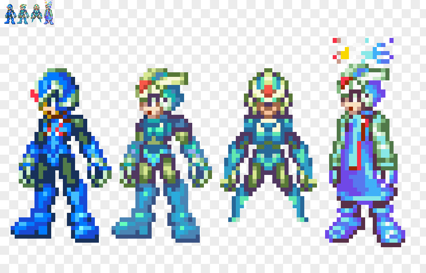 Mega Man X4 Zero 3 X7 PNG