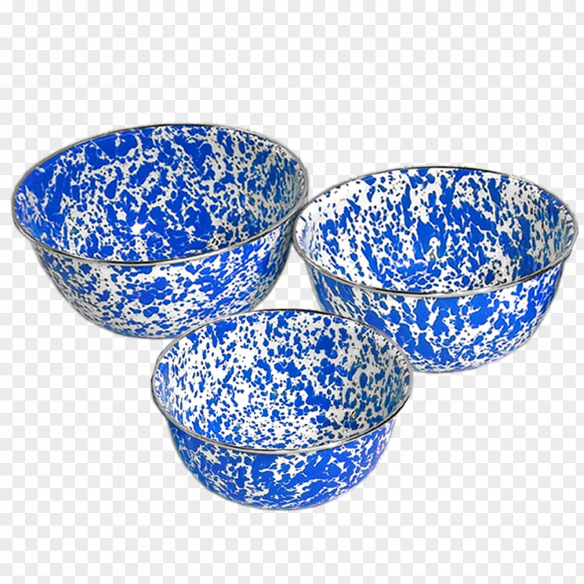 Mixing Bowl Glass Tableware Porcelain Cobalt Blue PNG