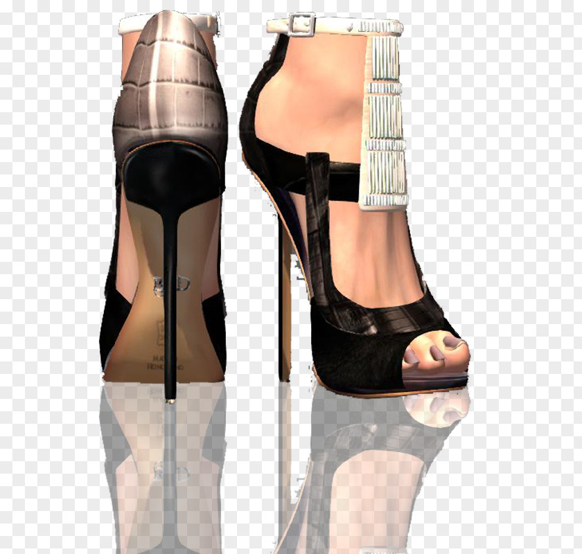 Sandal High-heeled Shoe Ankle PNG