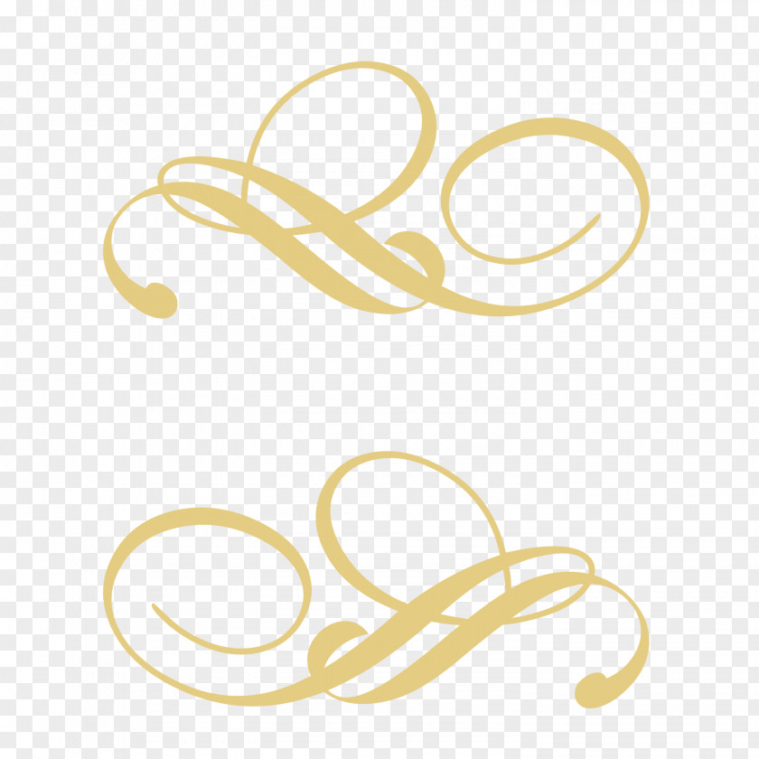 Vector Gold Decorative Pattern Line Euclidean PNG