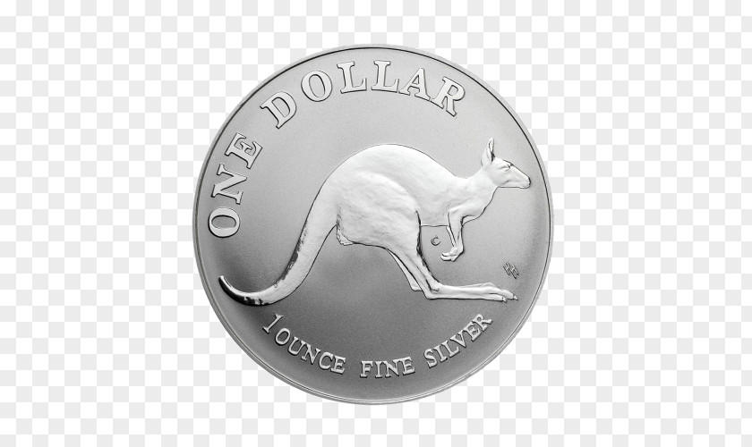 Coin Silver Australian Kangaroo PNG