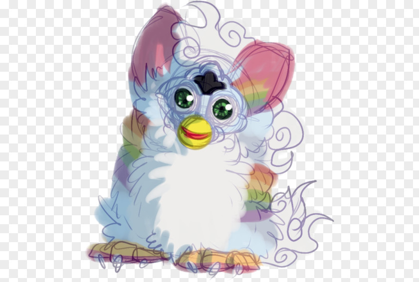 Owl Furby Mean Girls Rainbow Violet PNG